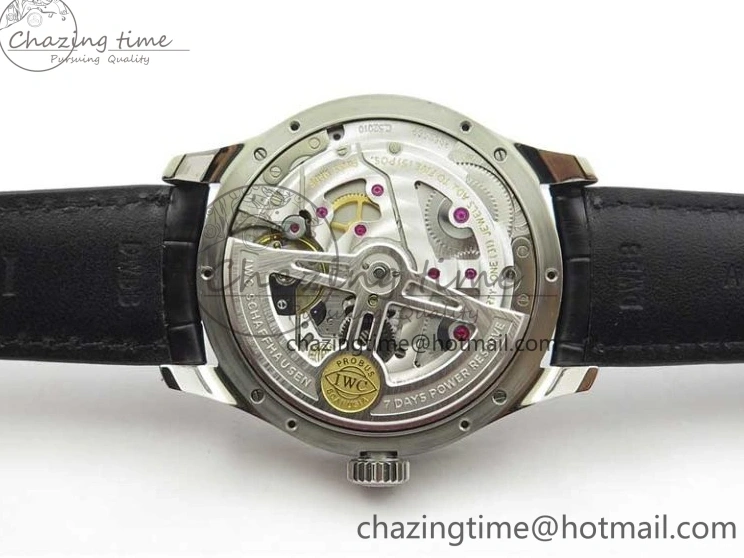 MIROTIME 0212 Portuguese Real PR Real Annual Calendar IW503510 ZF 1:1 Best Edition Green Dial on Black Leather Strap A QuickDry 7097